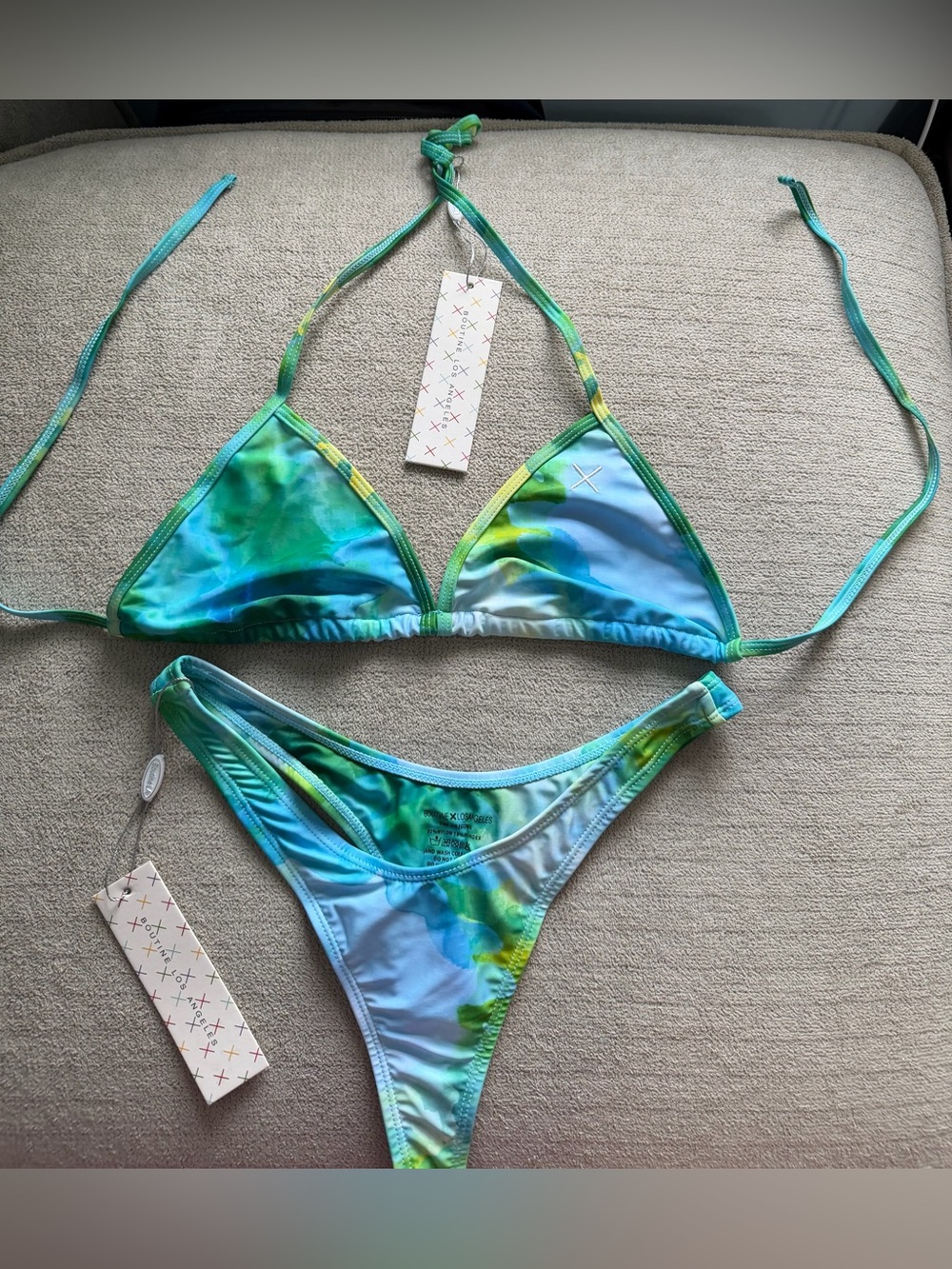🌴 Boutine LA Thong Bikini — NWT | Top L / Bottom M 🌴